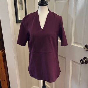 Lands' End Deep Purple Women's Blouse